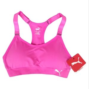 Puma Drycell Racerback Sports Bra Pink Small
